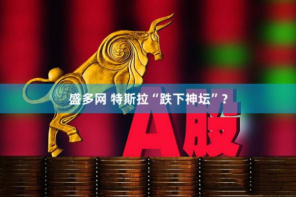 盛多网 特斯拉“跌下神坛”？